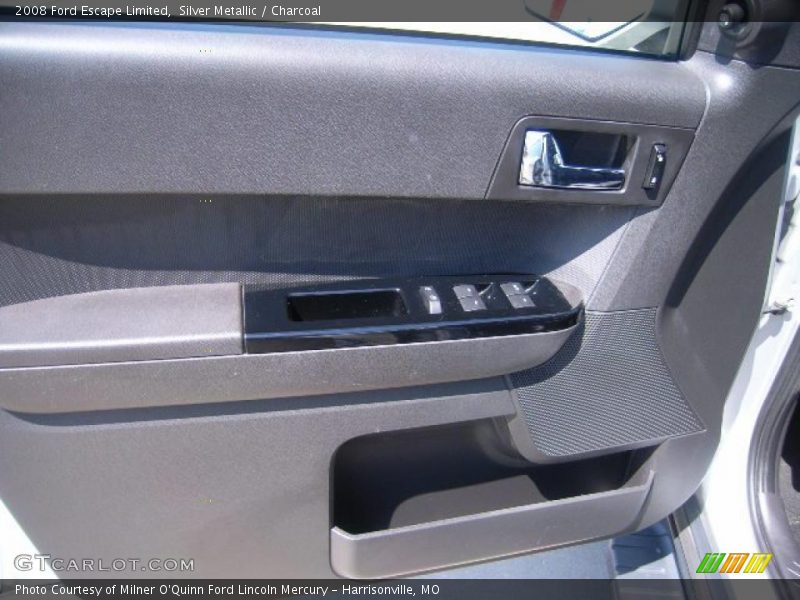Silver Metallic / Charcoal 2008 Ford Escape Limited