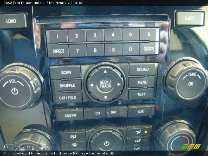 Silver Metallic / Charcoal 2008 Ford Escape Limited