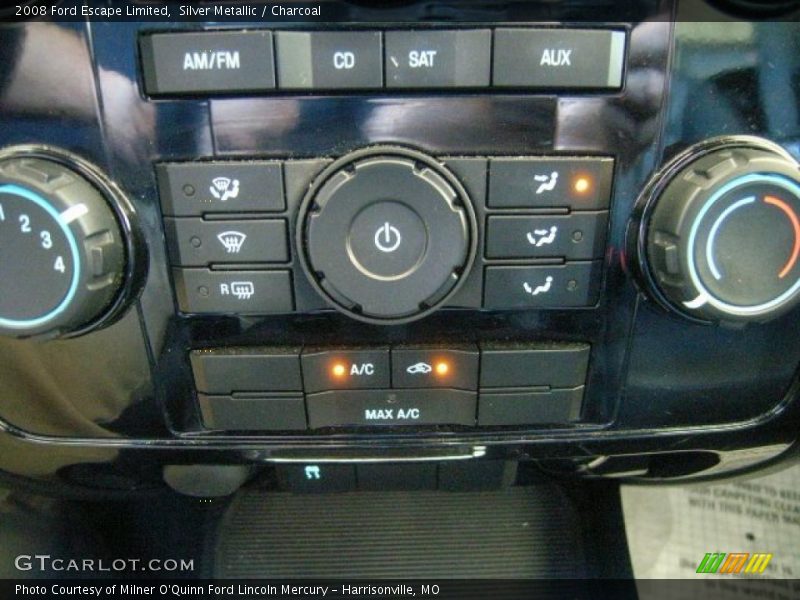 Silver Metallic / Charcoal 2008 Ford Escape Limited