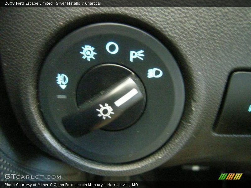 Silver Metallic / Charcoal 2008 Ford Escape Limited