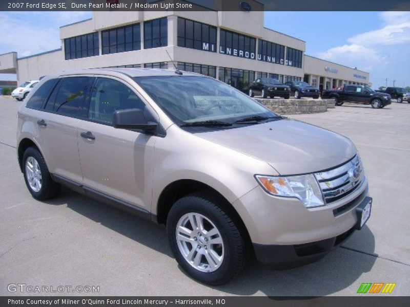 Dune Pearl Metallic / Medium Light Stone 2007 Ford Edge SE