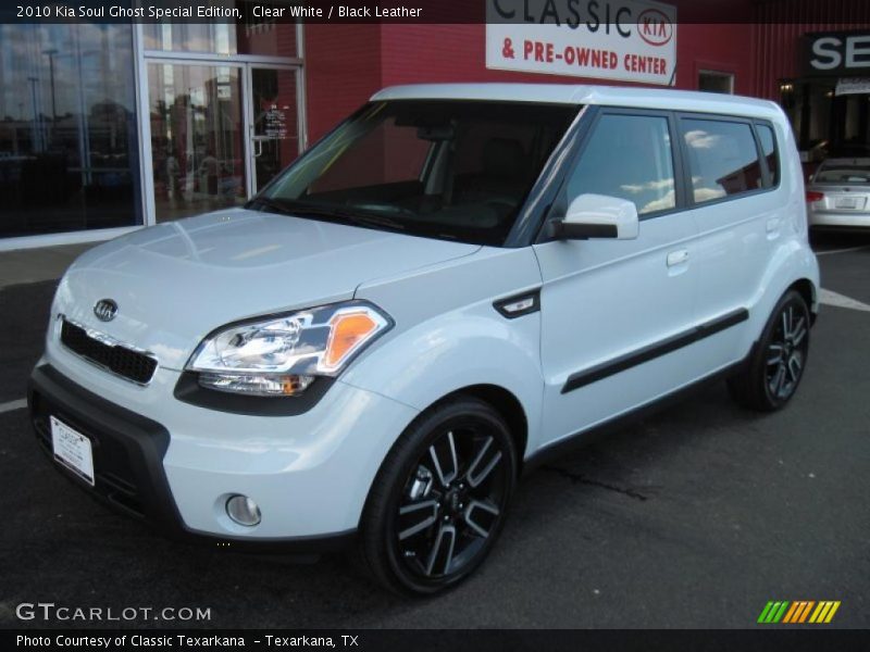 Clear White / Black Leather 2010 Kia Soul Ghost Special Edition