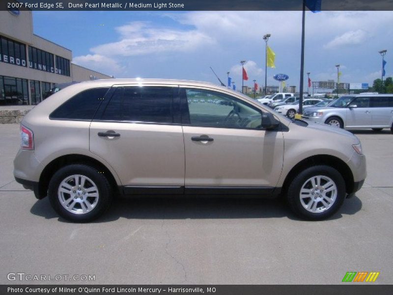 Dune Pearl Metallic / Medium Light Stone 2007 Ford Edge SE