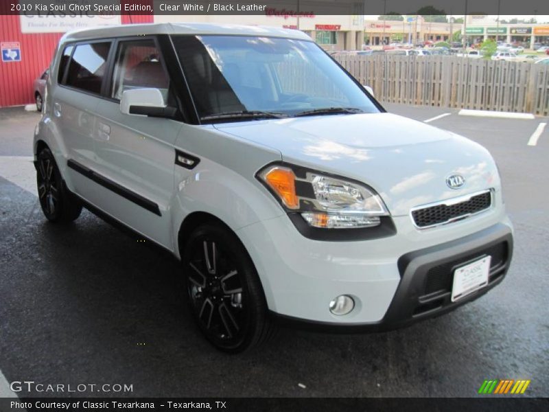 Clear White / Black Leather 2010 Kia Soul Ghost Special Edition