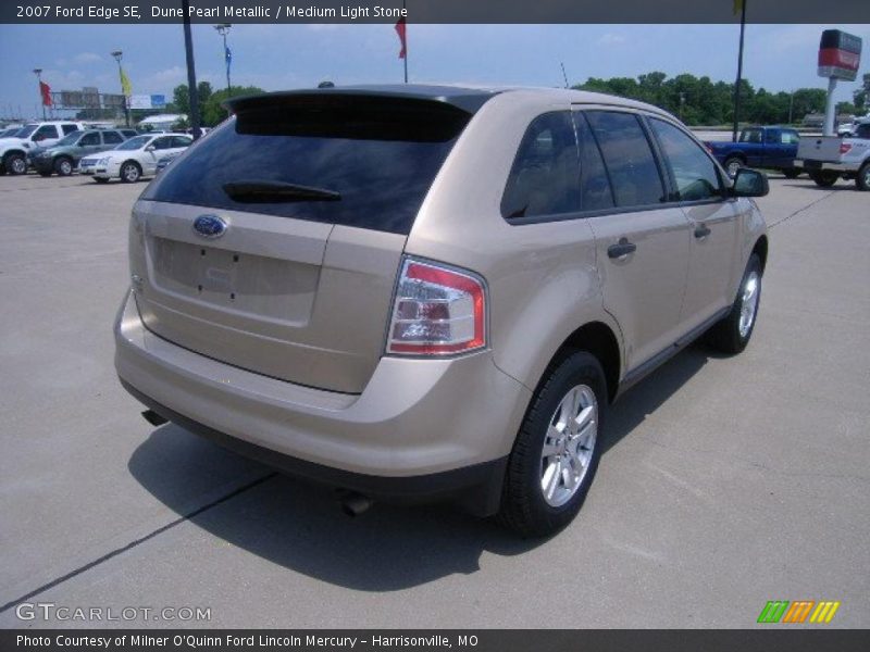 Dune Pearl Metallic / Medium Light Stone 2007 Ford Edge SE