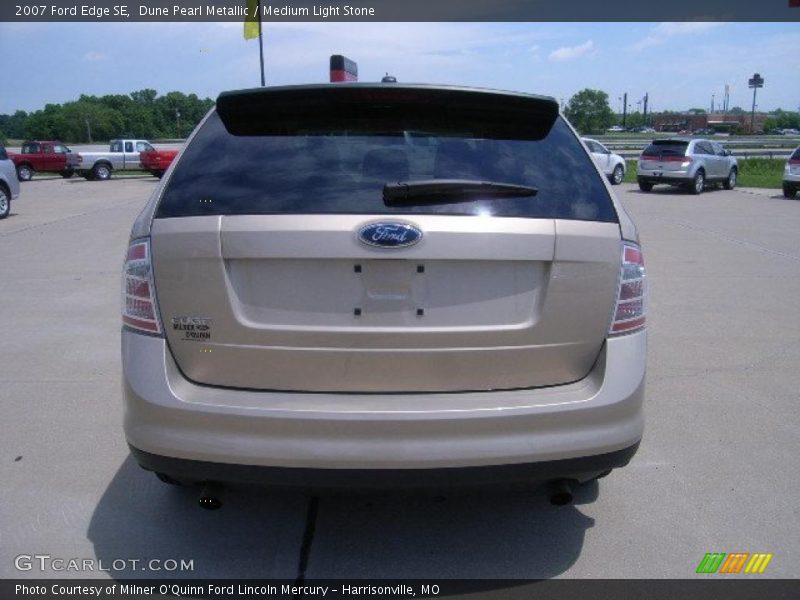 Dune Pearl Metallic / Medium Light Stone 2007 Ford Edge SE