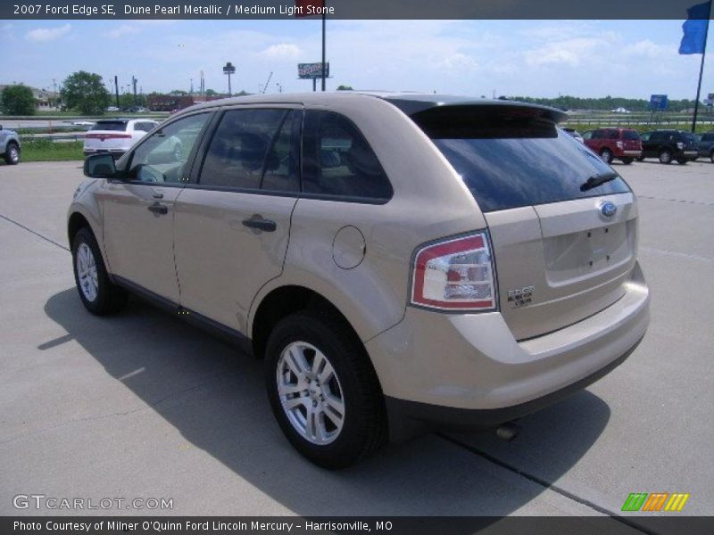 Dune Pearl Metallic / Medium Light Stone 2007 Ford Edge SE
