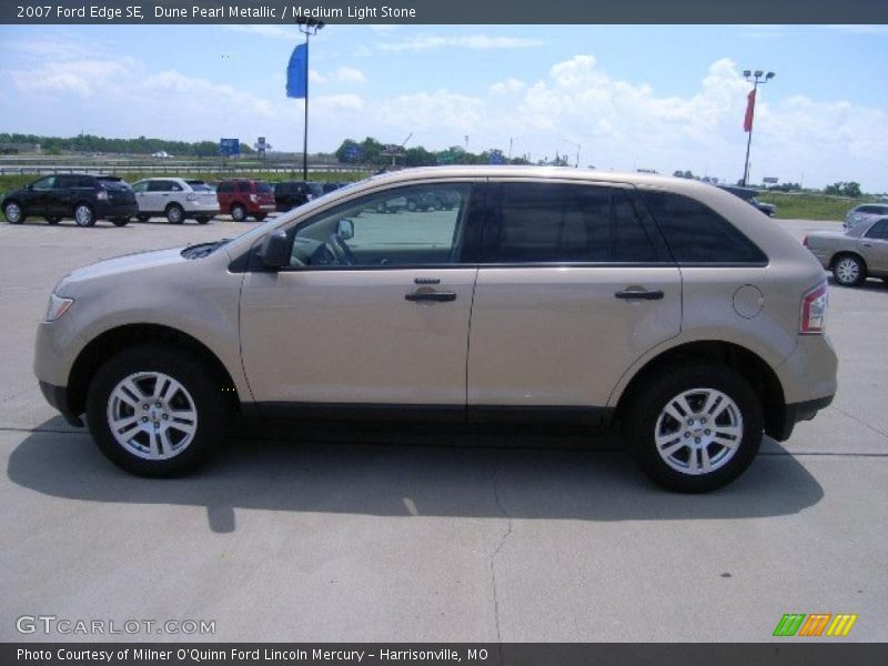 Dune Pearl Metallic / Medium Light Stone 2007 Ford Edge SE