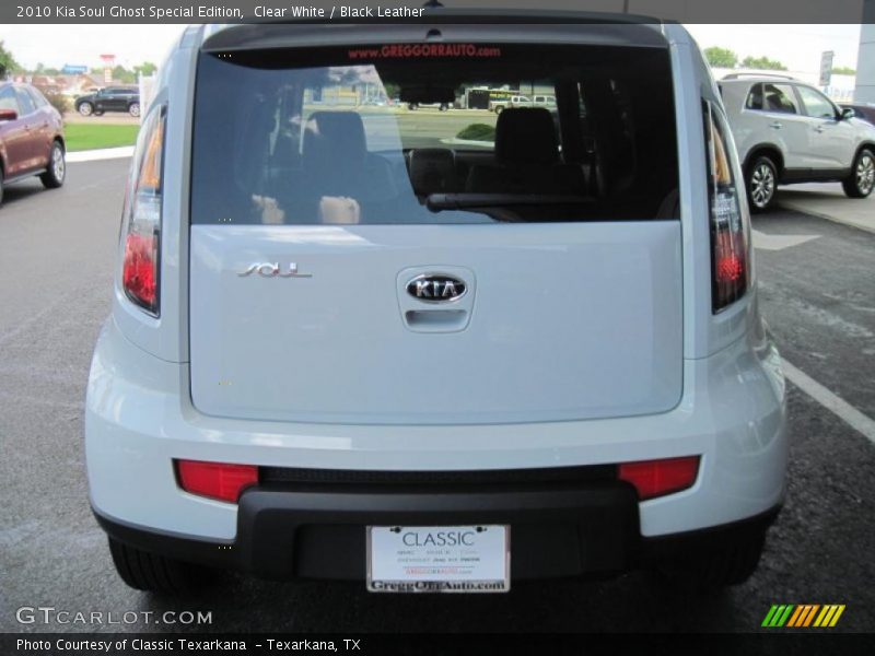 Clear White / Black Leather 2010 Kia Soul Ghost Special Edition