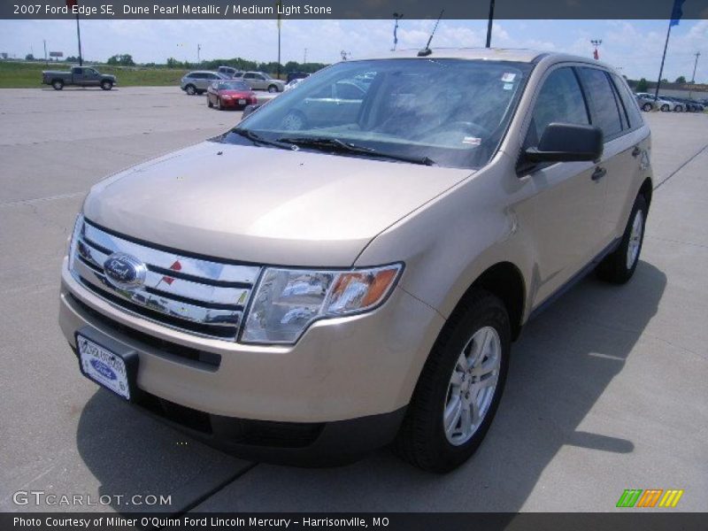 Dune Pearl Metallic / Medium Light Stone 2007 Ford Edge SE