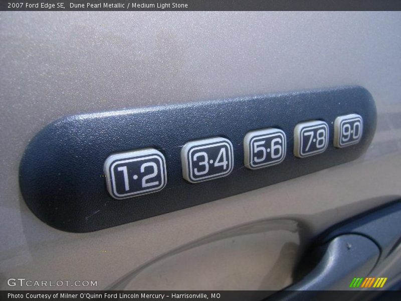 Dune Pearl Metallic / Medium Light Stone 2007 Ford Edge SE