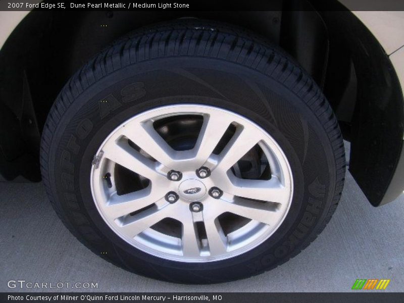 Dune Pearl Metallic / Medium Light Stone 2007 Ford Edge SE