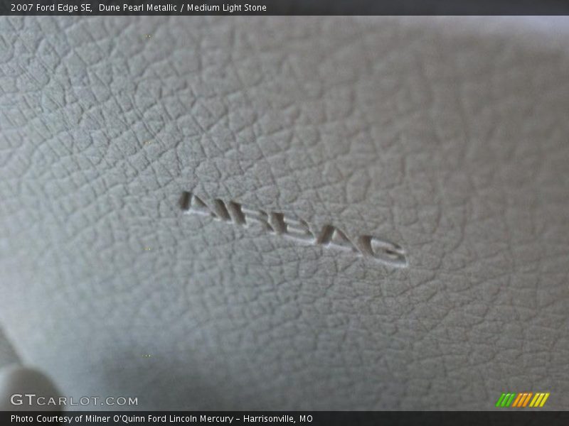 Dune Pearl Metallic / Medium Light Stone 2007 Ford Edge SE