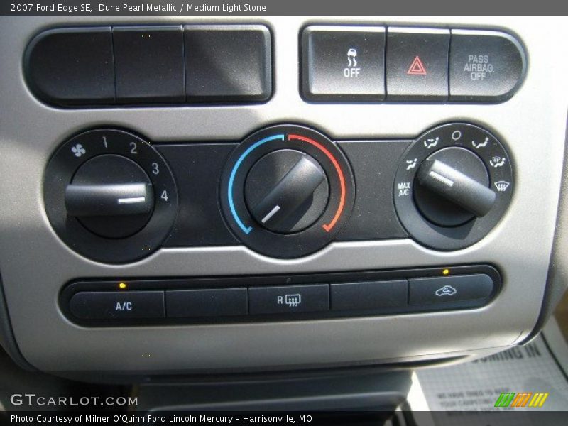 Dune Pearl Metallic / Medium Light Stone 2007 Ford Edge SE
