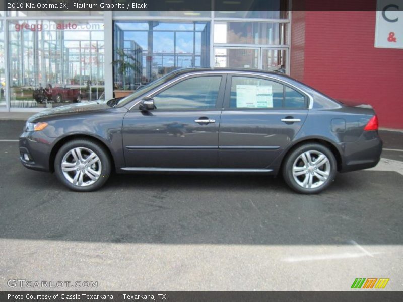 Platinum Graphite / Black 2010 Kia Optima SX