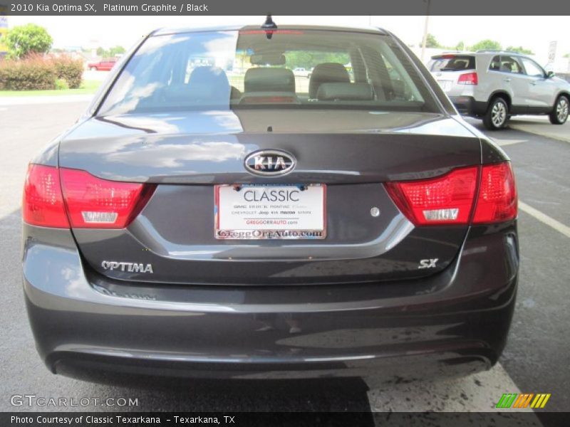 Platinum Graphite / Black 2010 Kia Optima SX