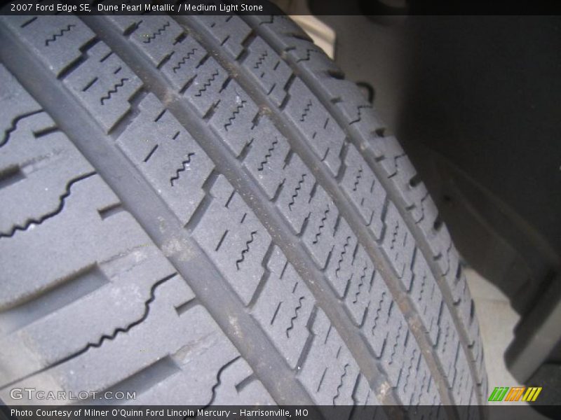 Dune Pearl Metallic / Medium Light Stone 2007 Ford Edge SE