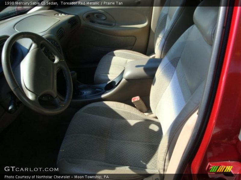 Toreador Red Metallic / Prairie Tan 1998 Mercury Sable GS Sedan