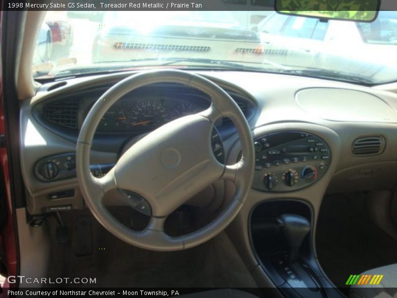 Toreador Red Metallic / Prairie Tan 1998 Mercury Sable GS Sedan
