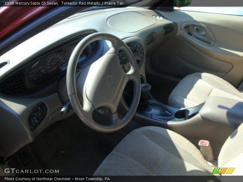 Toreador Red Metallic / Prairie Tan 1998 Mercury Sable GS Sedan