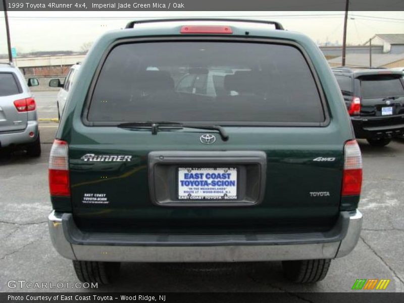 Imperial Jade Green Mica / Oak 1999 Toyota 4Runner 4x4