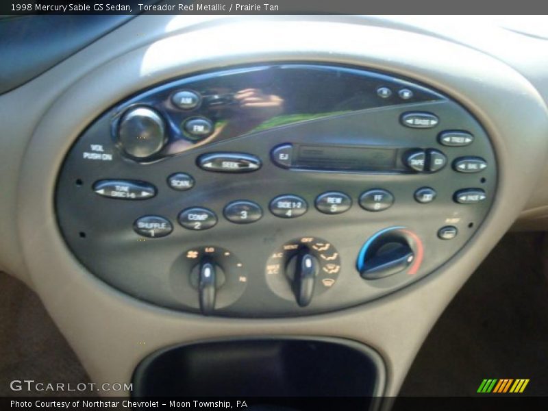 Toreador Red Metallic / Prairie Tan 1998 Mercury Sable GS Sedan