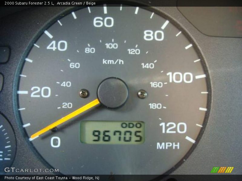 Arcadia Green / Beige 2000 Subaru Forester 2.5 L