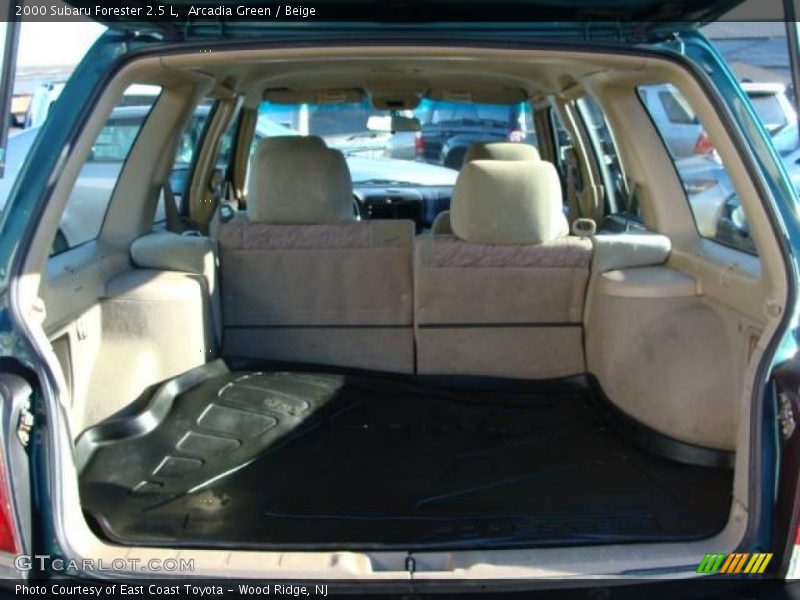 Arcadia Green / Beige 2000 Subaru Forester 2.5 L