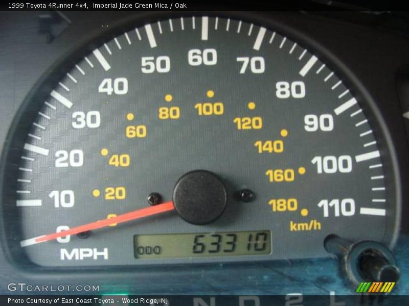 Imperial Jade Green Mica / Oak 1999 Toyota 4Runner 4x4