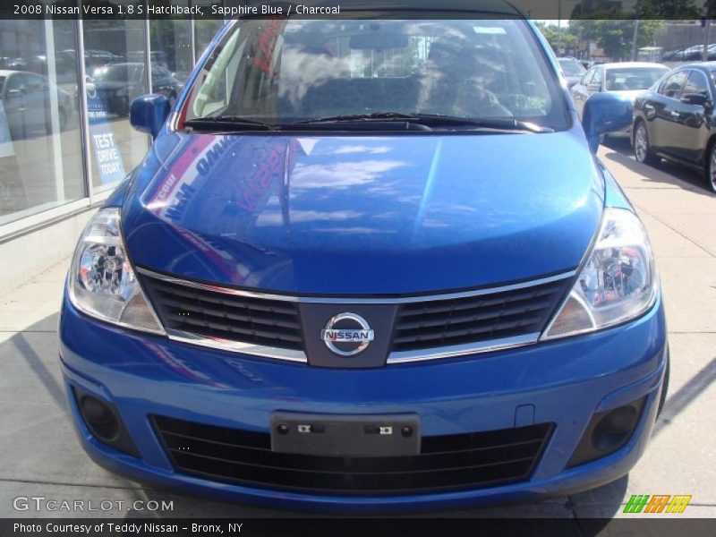 Sapphire Blue / Charcoal 2008 Nissan Versa 1.8 S Hatchback
