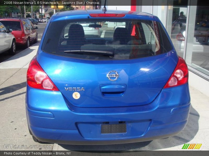 Sapphire Blue / Charcoal 2008 Nissan Versa 1.8 S Hatchback