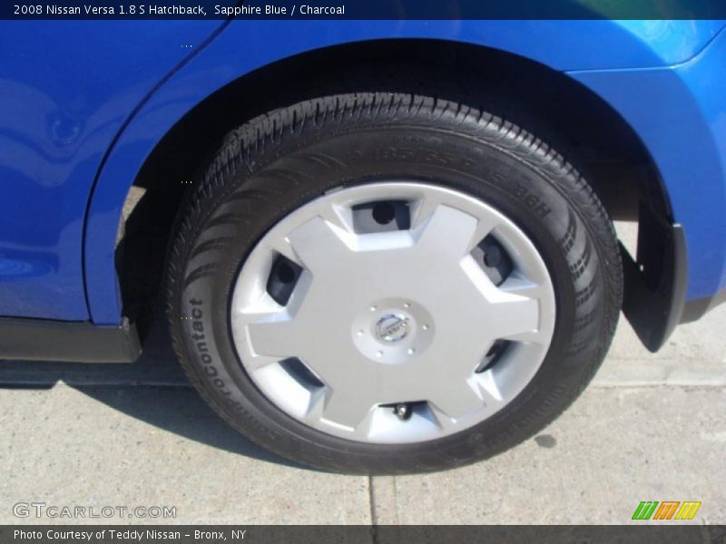 Sapphire Blue / Charcoal 2008 Nissan Versa 1.8 S Hatchback