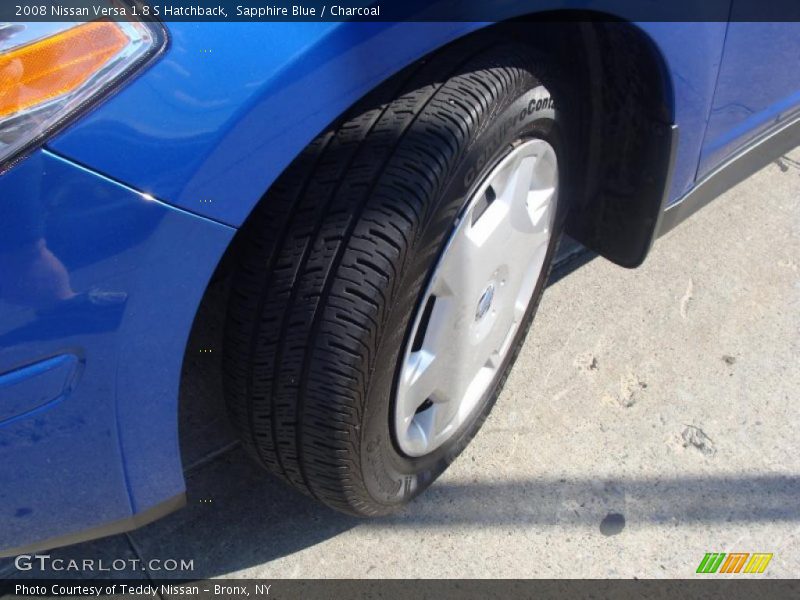 Sapphire Blue / Charcoal 2008 Nissan Versa 1.8 S Hatchback