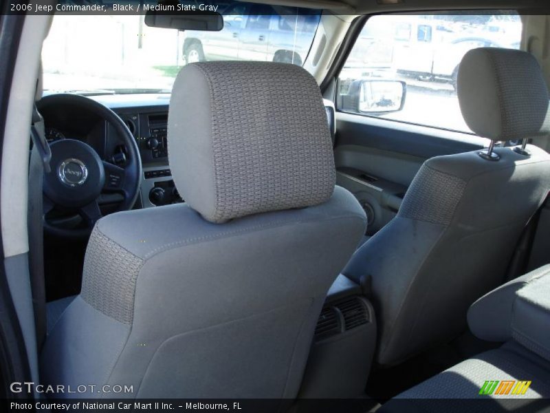 Black / Medium Slate Gray 2006 Jeep Commander