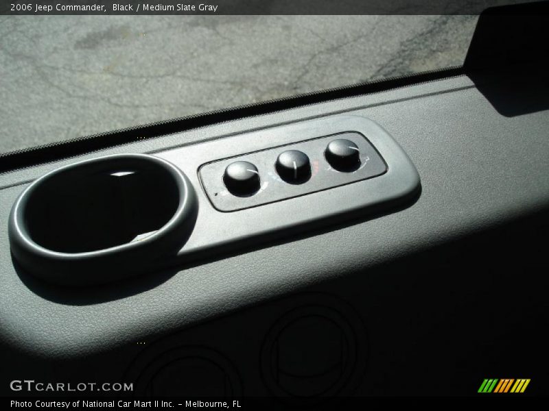Black / Medium Slate Gray 2006 Jeep Commander