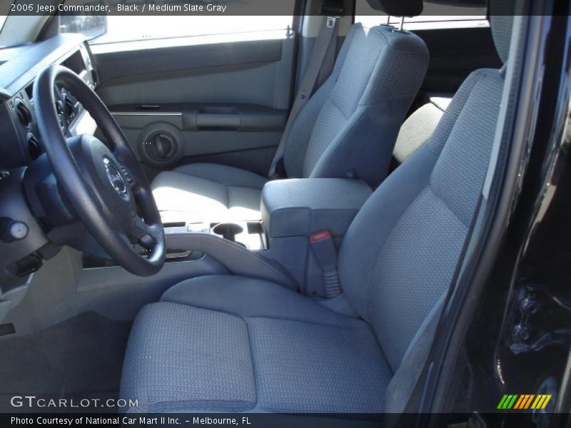 Black / Medium Slate Gray 2006 Jeep Commander