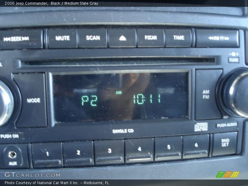 Black / Medium Slate Gray 2006 Jeep Commander