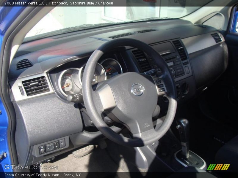 Sapphire Blue / Charcoal 2008 Nissan Versa 1.8 S Hatchback
