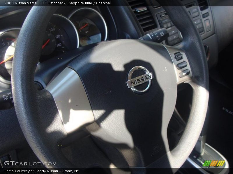 Sapphire Blue / Charcoal 2008 Nissan Versa 1.8 S Hatchback