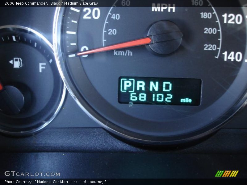 Black / Medium Slate Gray 2006 Jeep Commander