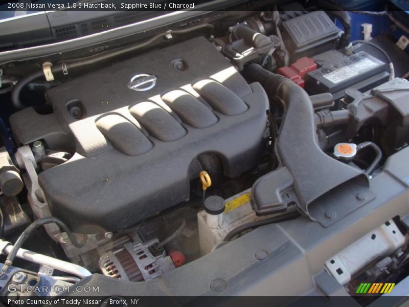 Sapphire Blue / Charcoal 2008 Nissan Versa 1.8 S Hatchback
