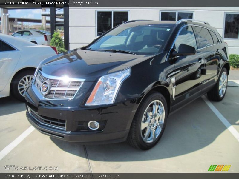 Black Raven / Ebony/Titanium 2010 Cadillac SRX V6