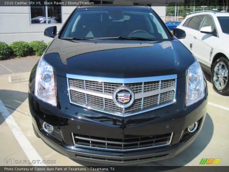 Black Raven / Ebony/Titanium 2010 Cadillac SRX V6