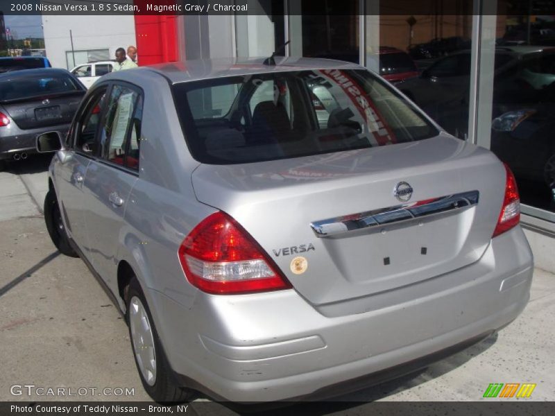 Magnetic Gray / Charcoal 2008 Nissan Versa 1.8 S Sedan