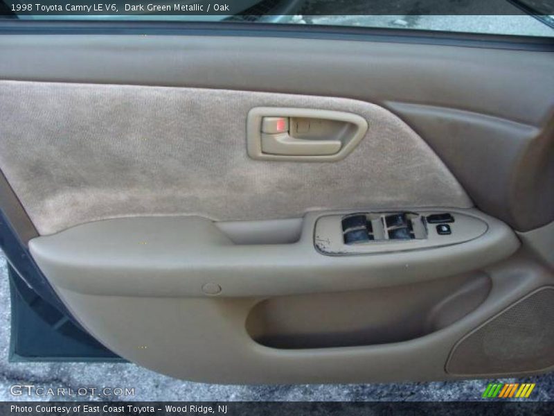 Dark Green Metallic / Oak 1998 Toyota Camry LE V6
