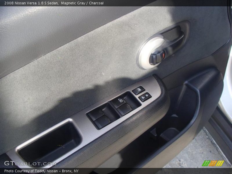 Magnetic Gray / Charcoal 2008 Nissan Versa 1.8 S Sedan