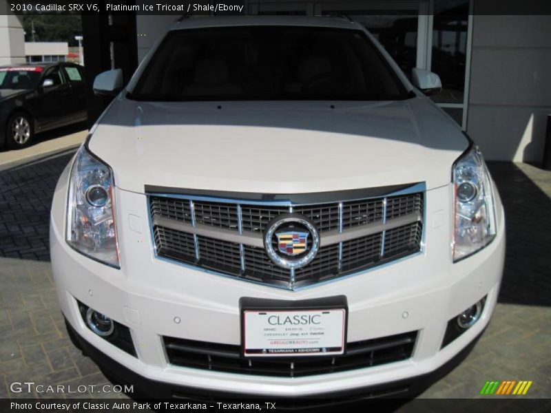 Platinum Ice Tricoat / Shale/Ebony 2010 Cadillac SRX V6