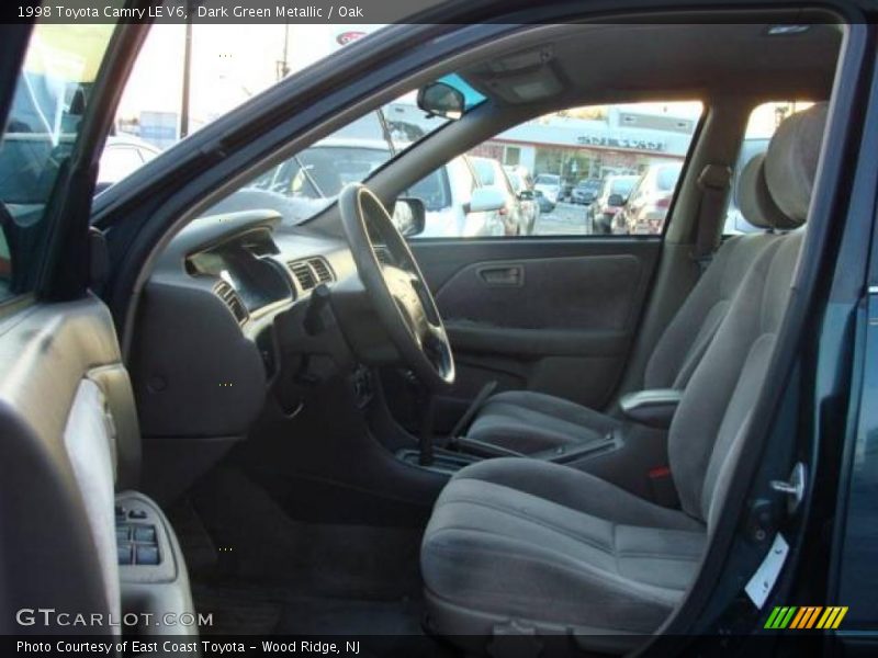 Dark Green Metallic / Oak 1998 Toyota Camry LE V6