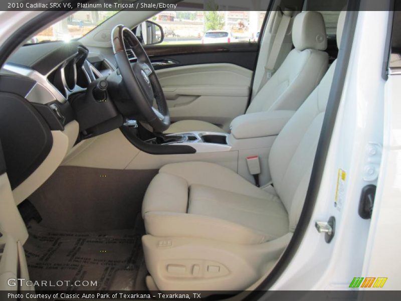Platinum Ice Tricoat / Shale/Ebony 2010 Cadillac SRX V6