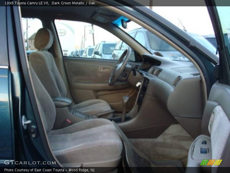 Dark Green Metallic / Oak 1998 Toyota Camry LE V6